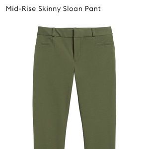 Banana Republic Sloan Curvy Fit Pants